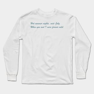 Hot summer nights #2 Long Sleeve T-Shirt